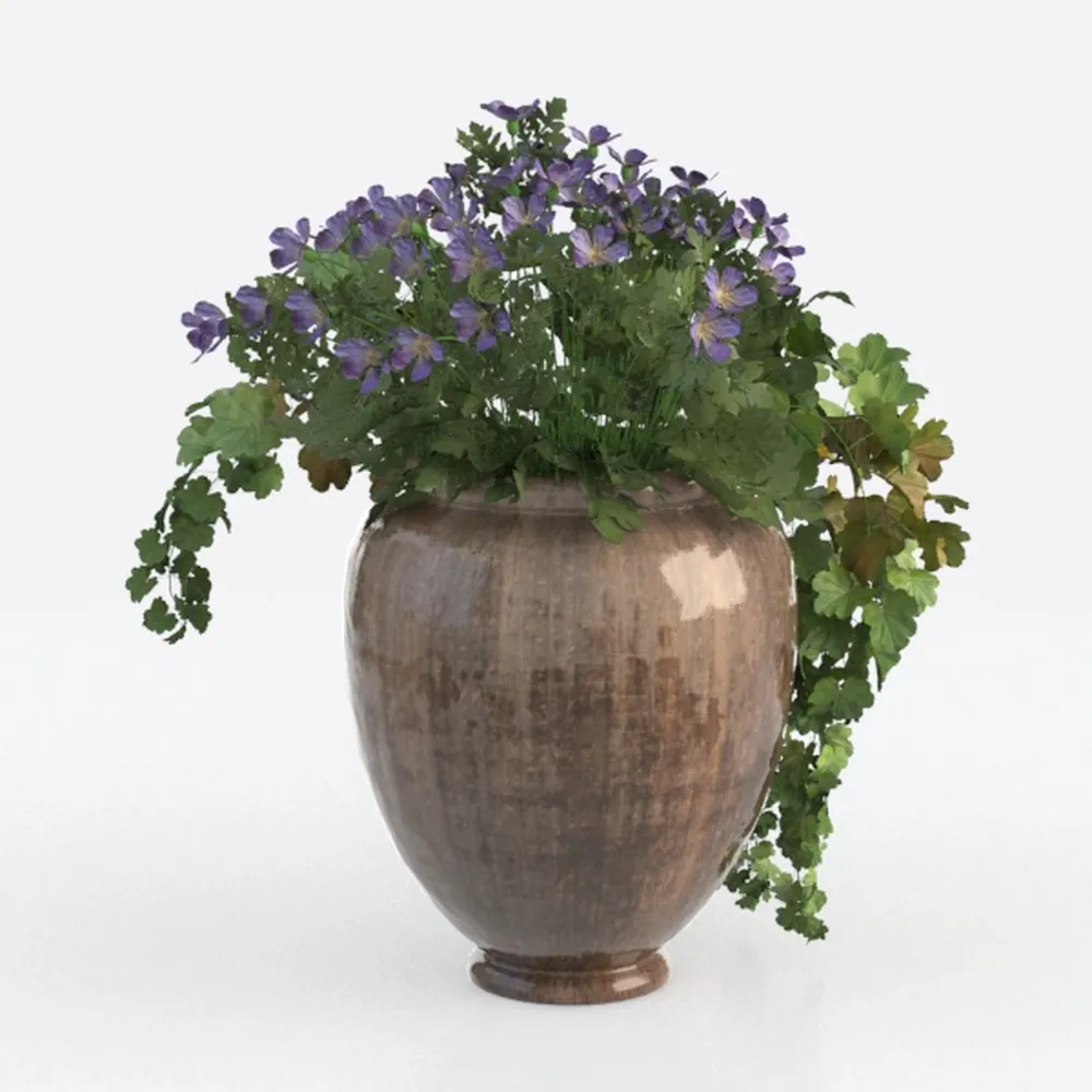 Ceramic Vase, Rustic Farmhouse Vase with Handles, 