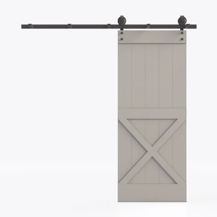 36''x84'' Sliding Barn Door with 6.6 Ft Barn Door
