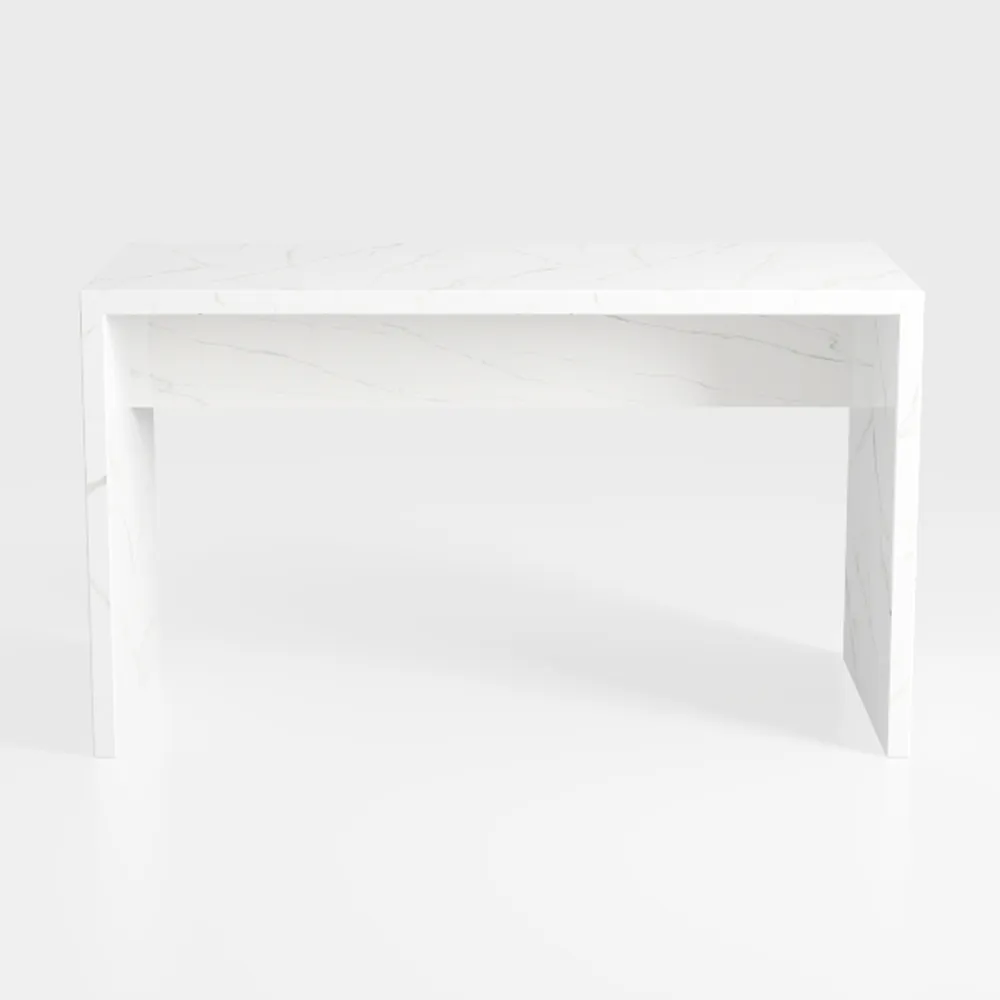 Convenience Concepts SoHo Glass Desk with Charging