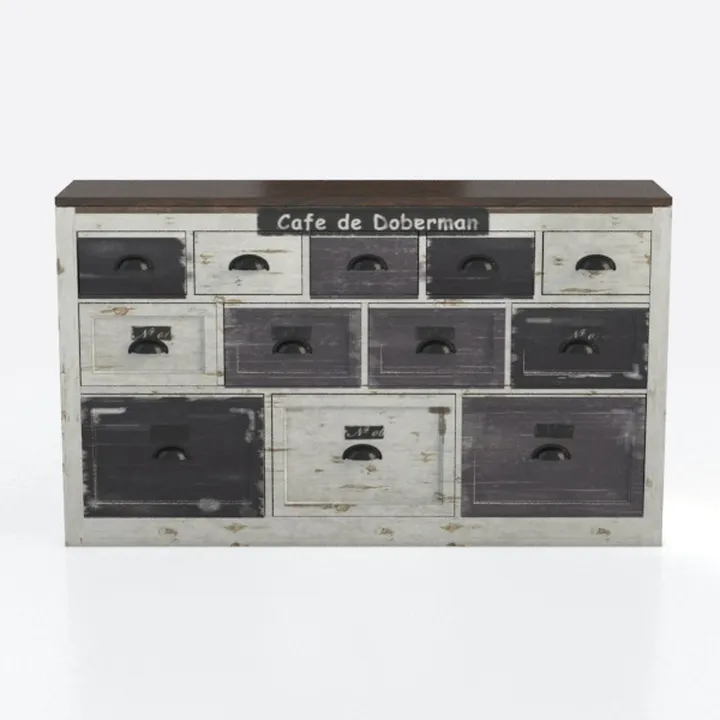 Maupvit Farmhouse Buffet Cabinet with Storage