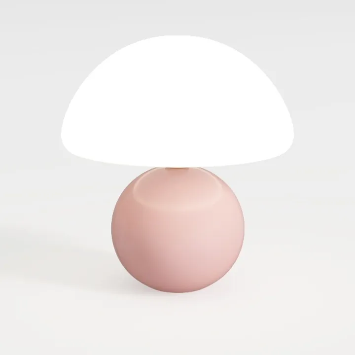 Touch Bedside Table Lamp - Pink Small Lamp for Bed