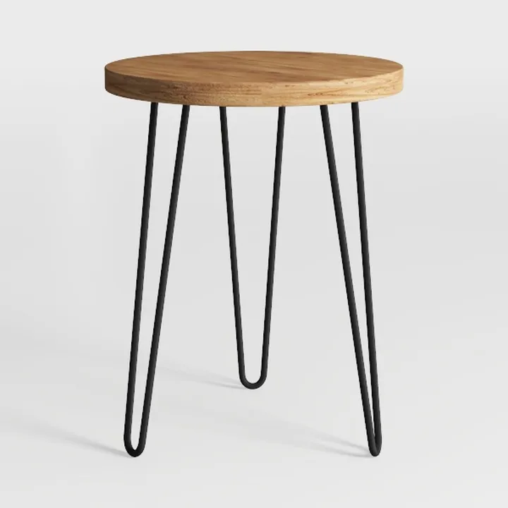 Bar Table, 35.4" Tall Pub Cocktail Table, Bar