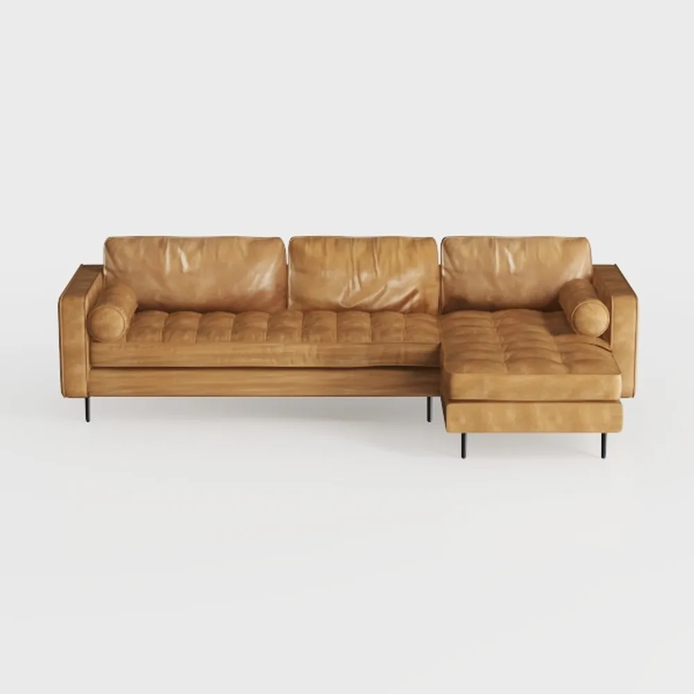 Devion Furniture Transitional PU Faux Leather