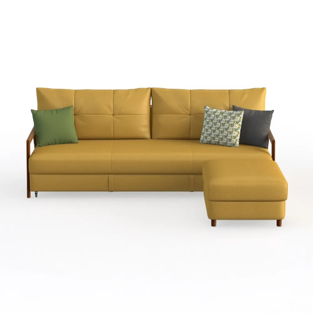 79.50 inches Long, Corduroy Sofa Fabric, with Thre