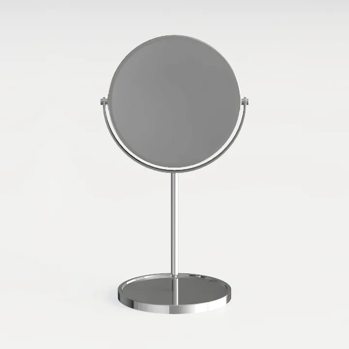 Makeup Mirror Portable Makeup Mirror Double sided Metal 3-inch 4-inch Round/Oval/1:2 Magnifying Mirror Face Rotating Mirror