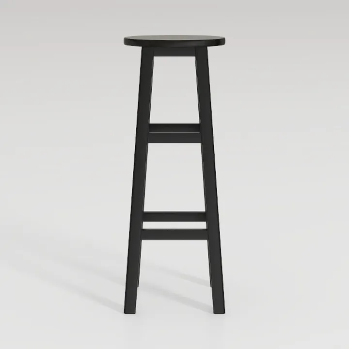 Maven Lane Kitchen Stool, Modern Farmhouse Wood