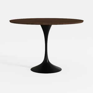 47 Inch Round Dining Table,Large Mid Century Moder