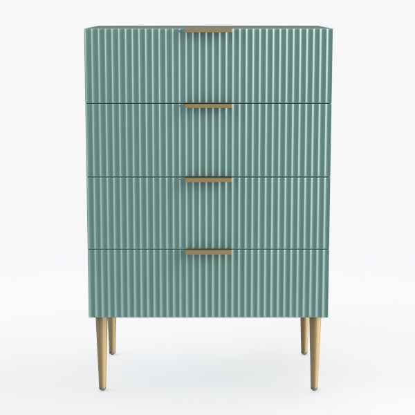 6 Rattan Large Storage Drawer Dresser, with USB