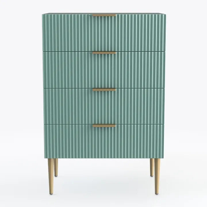 6 Rattan Large Storage Drawer Dresser, with USB