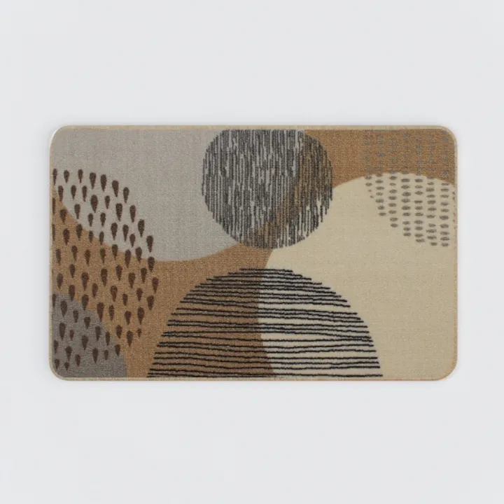 Minimalist Abstract Pattern Fabric Floor Mat 3D Model