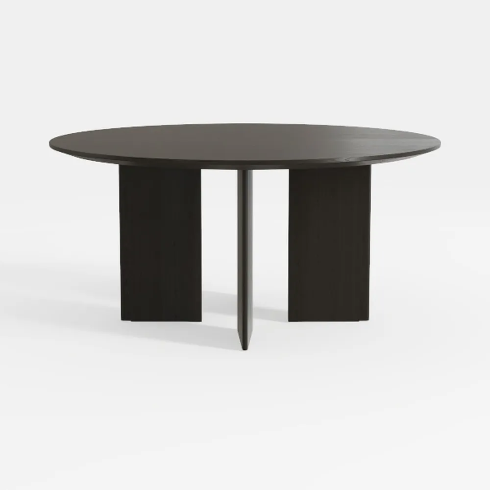 43.3''-59'' Extendable Round Dining Table for 4-8