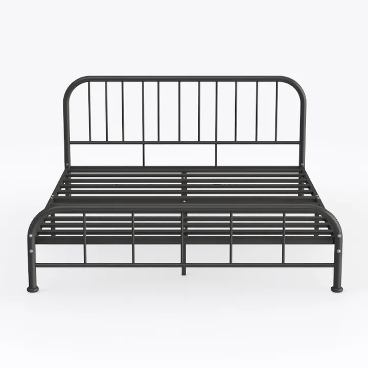 Allewie Queen Size Platform Bed Frame with Vintage