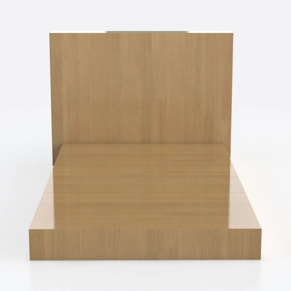 South Shore Libra Platform Bed, Twin, Pure Black