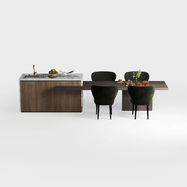 Generico Elegante Set di Tavolo e sedie da Bar - Robusto Mobile da Pranzo con Struttura in Metallo per Cucina, Soggiorno e Sala da Pranzo - Tavolo da Bar Compatto con sedie (47,5 x 20 x 41,5 Pollici)
