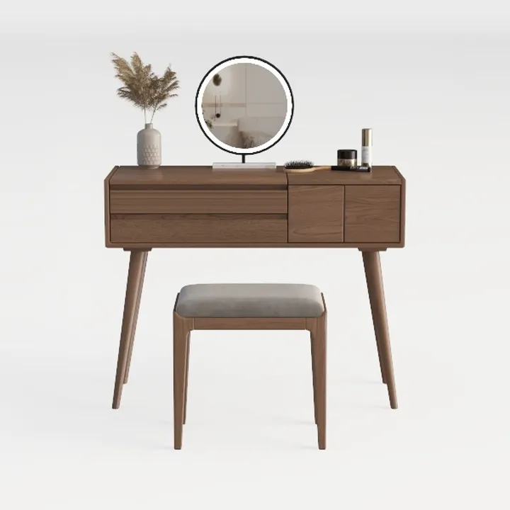 Traditional Home Office Desk with 2 Storage Drawer