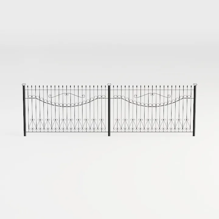 wrought iron fence-Cozy Garden Fences & Gates