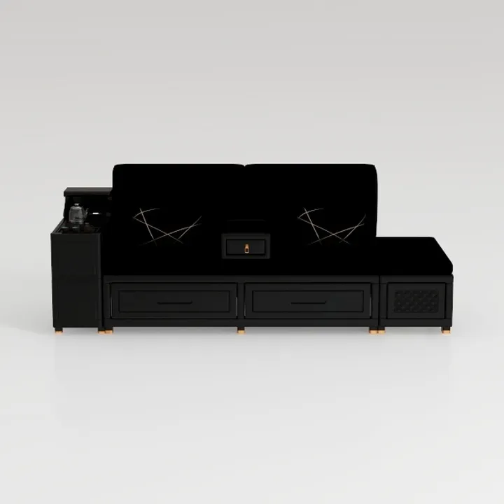 Antetek 2-Piece Comfy Upholstered PU Leather Sofa 