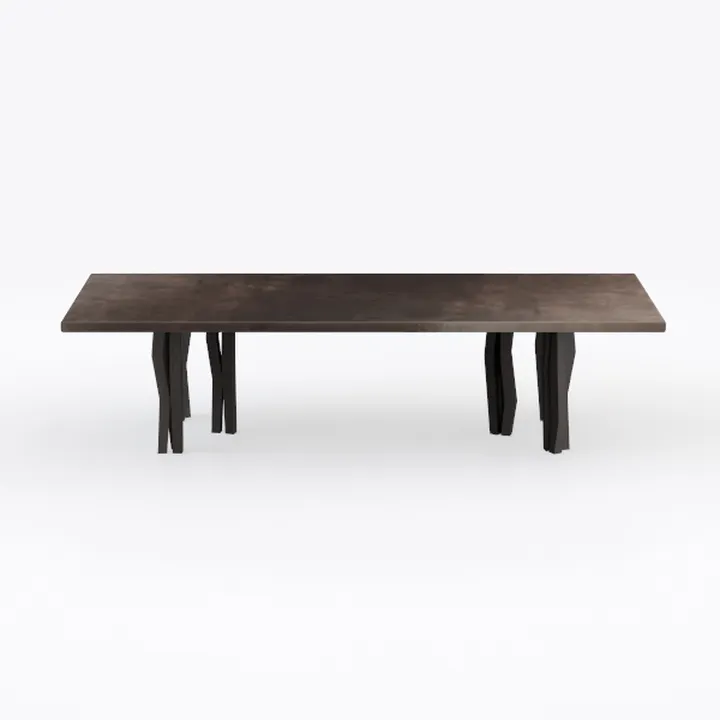 Pemberly Row Contemporary Home Office Desk in Weat