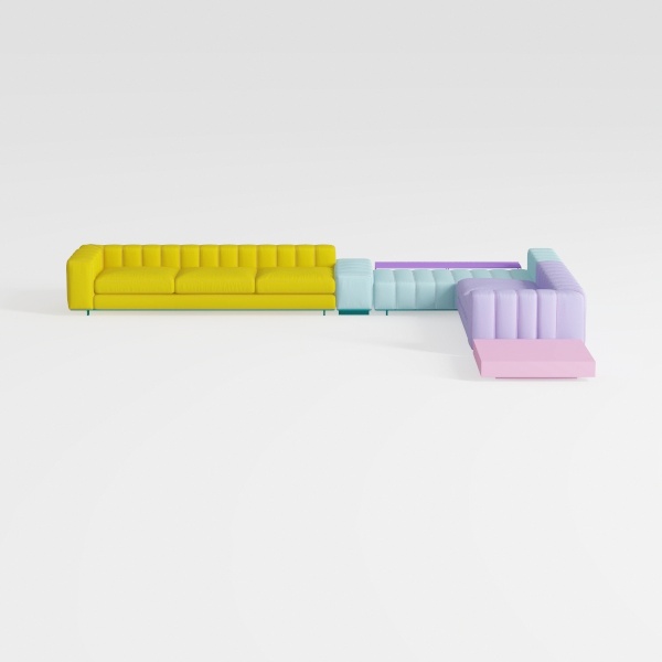 Creative Patchwork Sofa,Ergonomic Couch,Modern