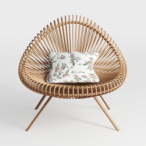 bali & pari Abriella Modern Bohemian Natural Ratta