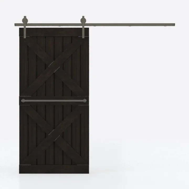 2.5FT Mini Sliding Barn Door Hardware Kit Closet