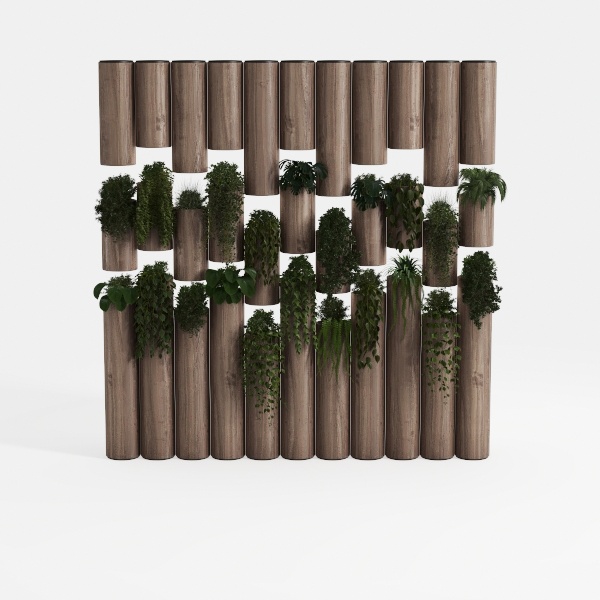 plant background wall-Open-Air Living