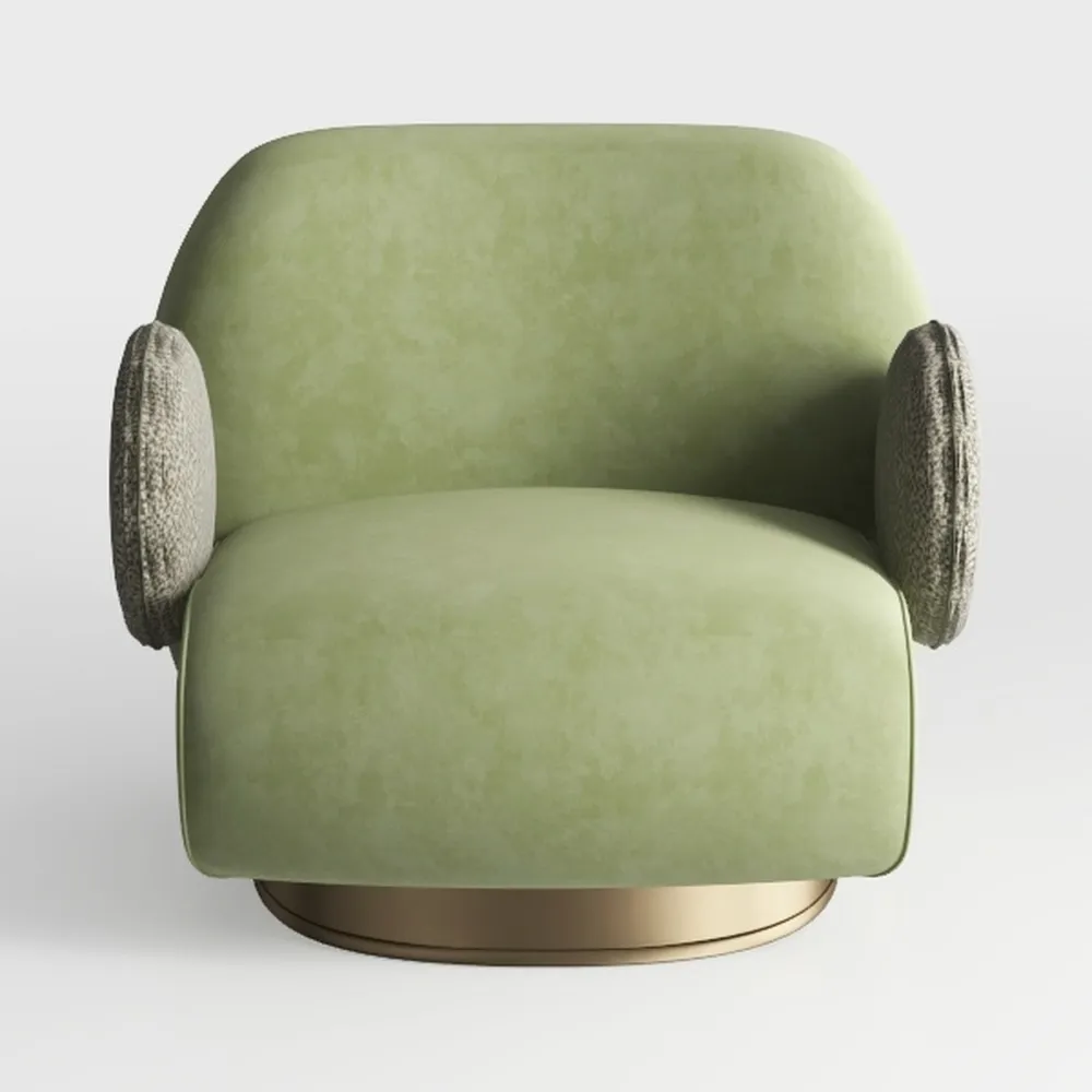 Fabric Accent Chair, Upholstered Armchair with 