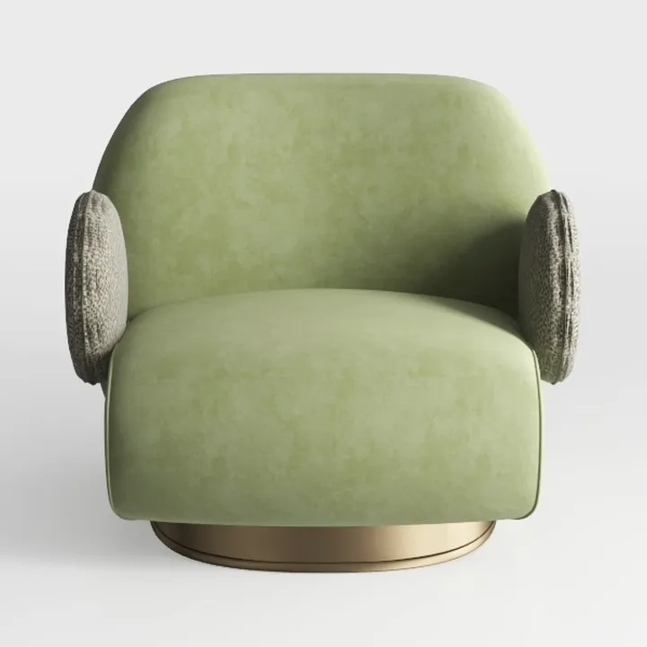 Fabric Accent Chair, Upholstered Armchair with 