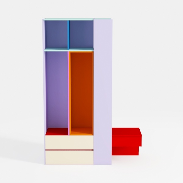 SISESOL Metal Storage Cabinet with Wheels and