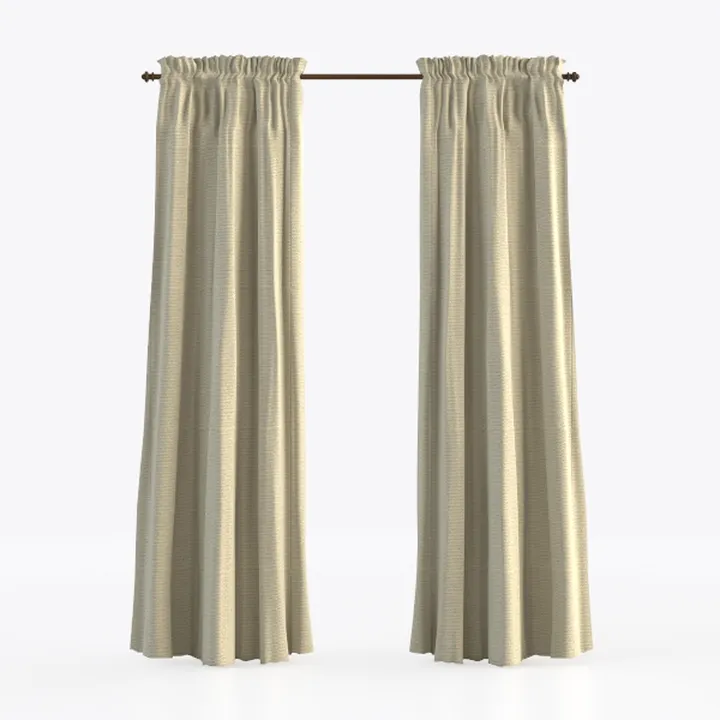 YoungsTex Beige Velvet Curtains for Living Room 84