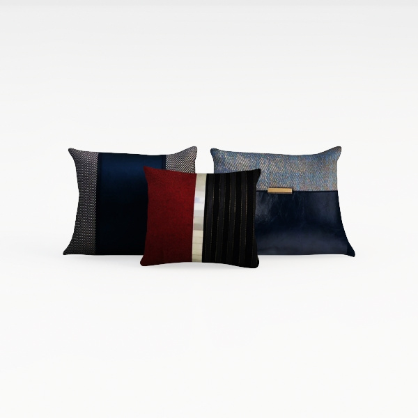 Throw Pillow Covers Set of 4 - 18x18 Velvet Sofa