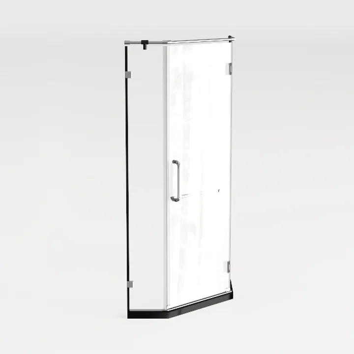 Hinged Shower Door - 32" W x 75" H Double Swing