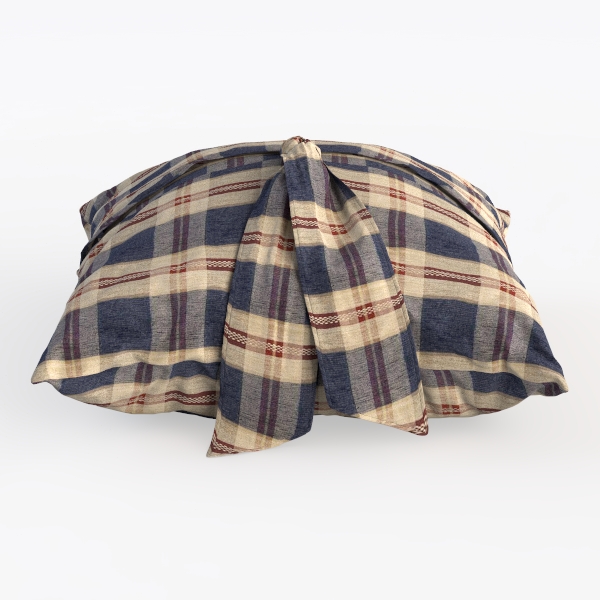 Sage Green Checkered Outdoor Waterproof Pillow