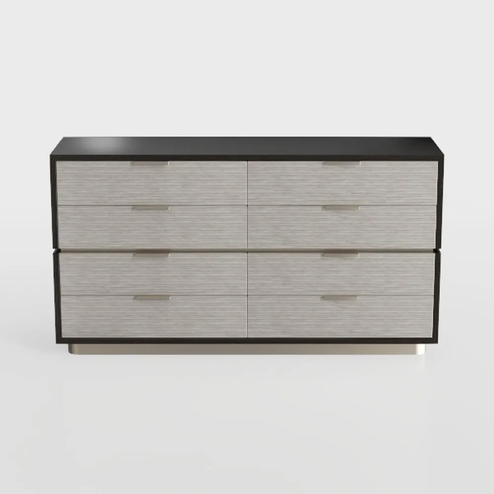 CARPETNAL Farmhouse 6 Drawer Dresser for Bedroom