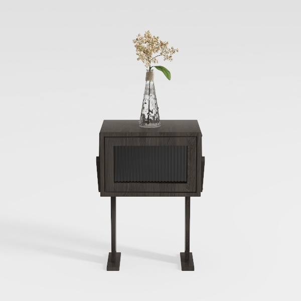 Nightstand,Modern Bedside Table with Storage