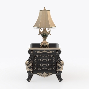 night stand-Baroque Splendor