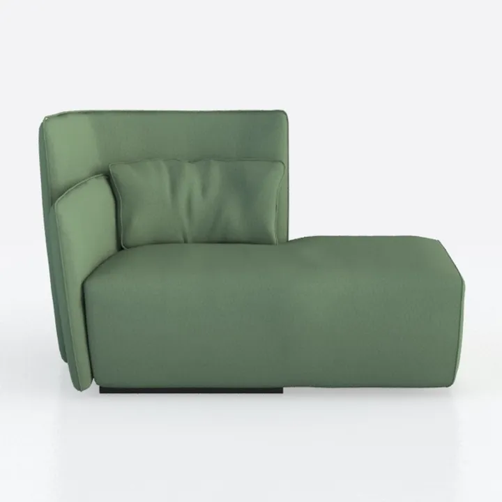 Miscoos Chenille Oversized Chair with Ottoman - 39