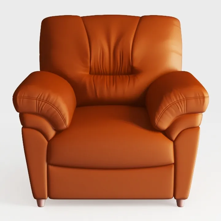 Executive Office Chair, Genuine Leather Swivel Tas