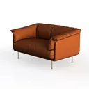 Vesgantti 73 Inch Mid-Century Modern Sofa with Left 45 Degree View