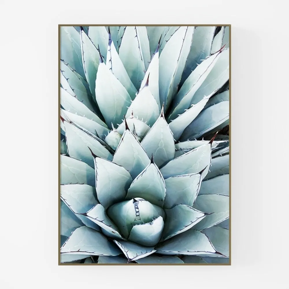Wall Decor for Bedroom Canvas Artwork Blue-Green