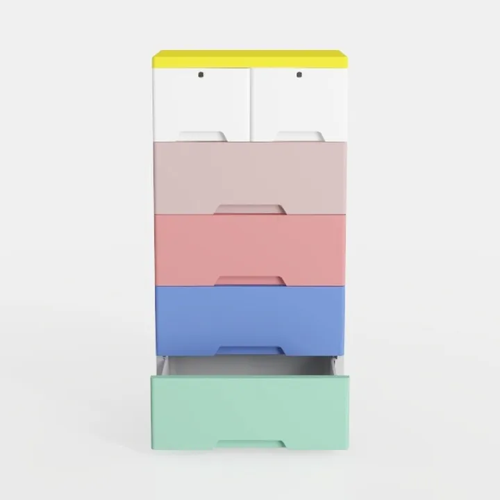 5-Tier Dresser for Bedroom with 6 Drawers Storage