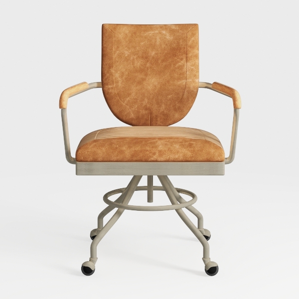 Chromcraft Caster Swivel Tilt Dinning Chairs