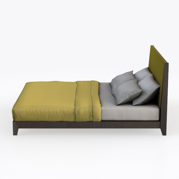 Nicky Modern 2 Piece Queen Bedroom Set with Metal 