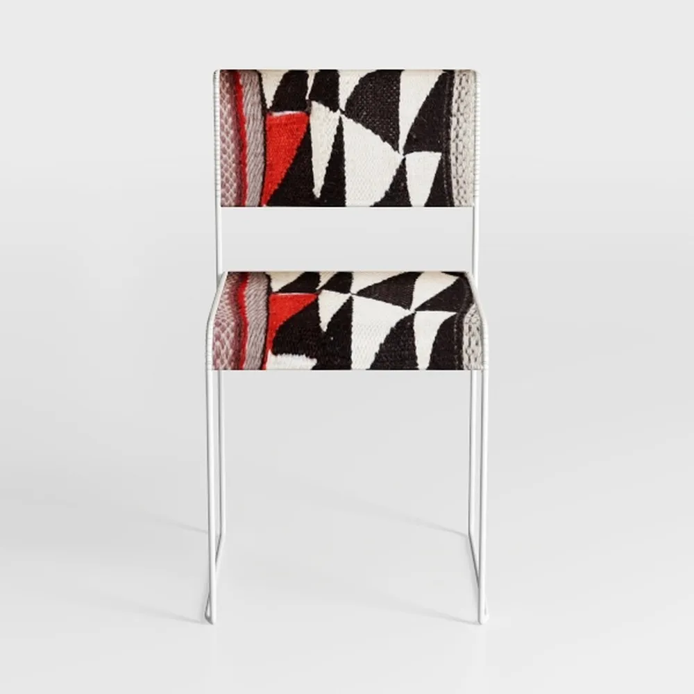 ProTuning VASSHOLMEN sedia, interno/esterno, nero/bianco