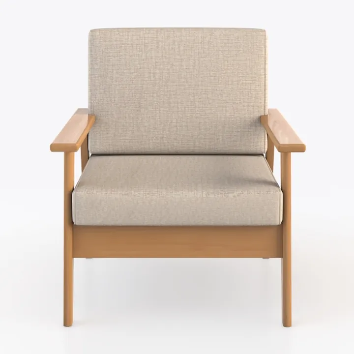 Baxton Studio Sigrid Mid-Century Modern Light Grey