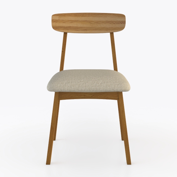 Nordic Solid Wood Dining Chair Elegant Mid Century