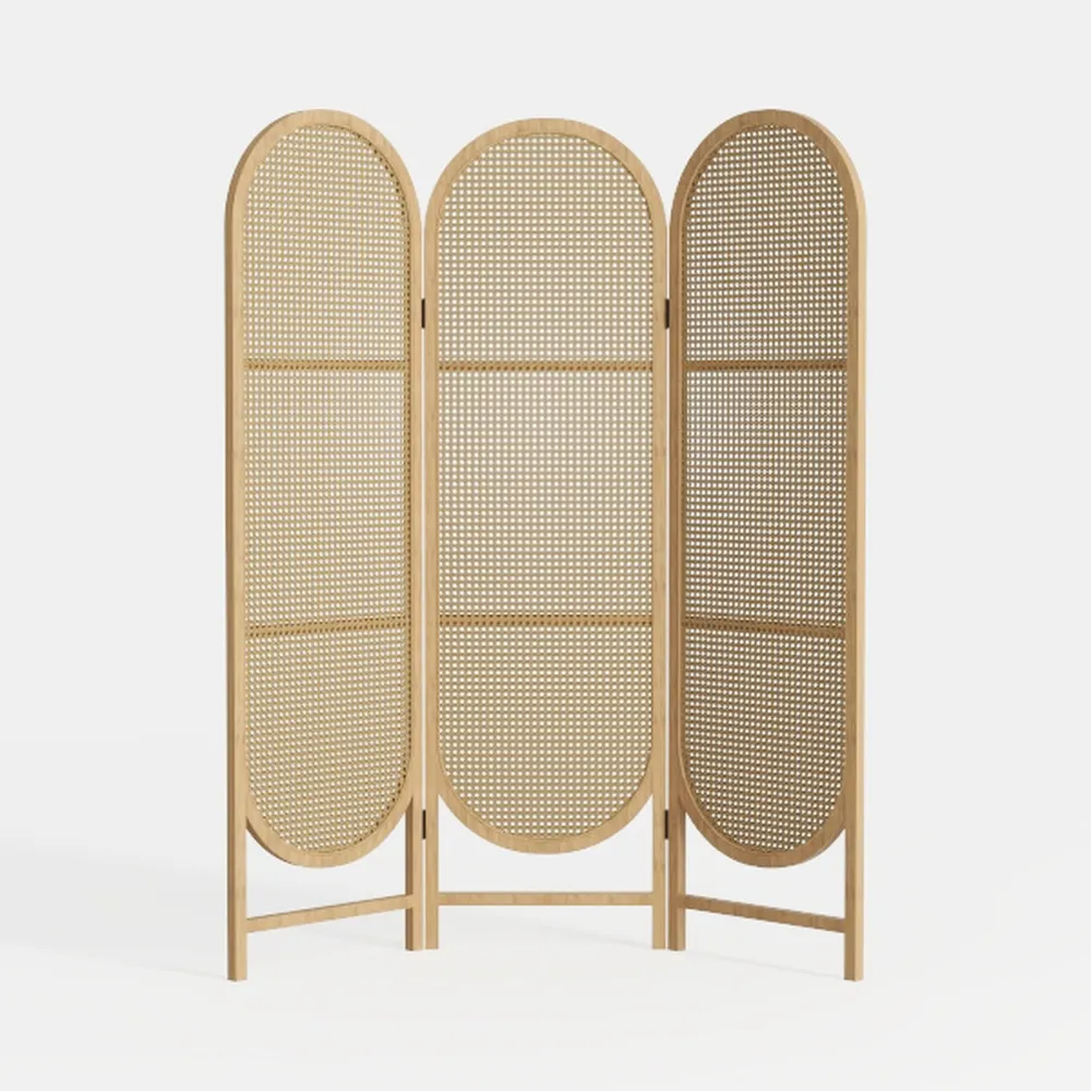 Room Dividers and Folding Privacy Screens, Pine 