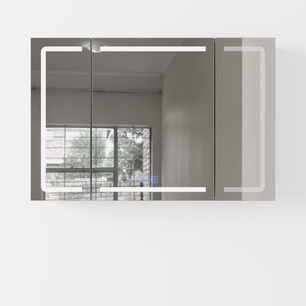 ExBrite LED Lighted Bathroom Medicine Cabinet with