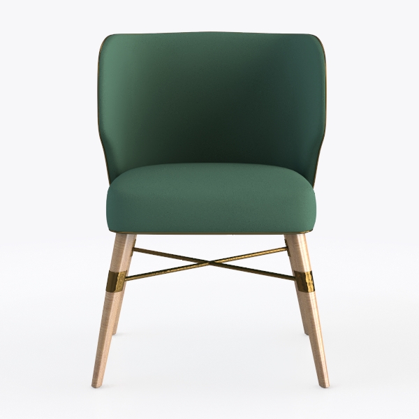 HULALA Home Velvet Accent Chairs Modern Vanity