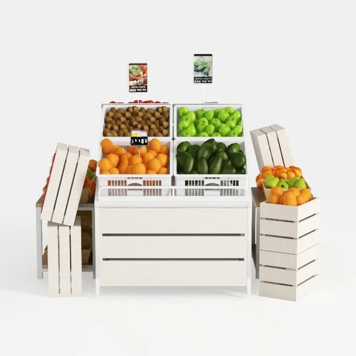 vegetable stand-Supermarket